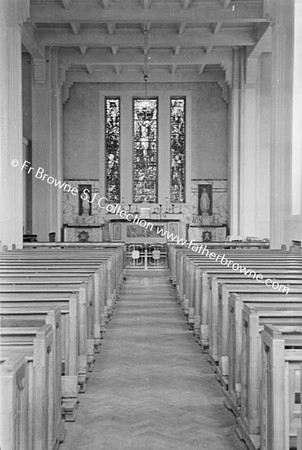 ST FLANNANS COLLEGE NEW CHAPEL INTERIOR